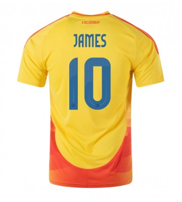 Colombia James Rodriguez #10 Hemmatröja Copa America 2024 Kortärmad
